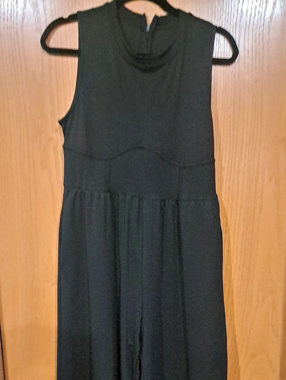 Cider Black Sleeveless Maxi Jumpsuit Dress 60 Inch